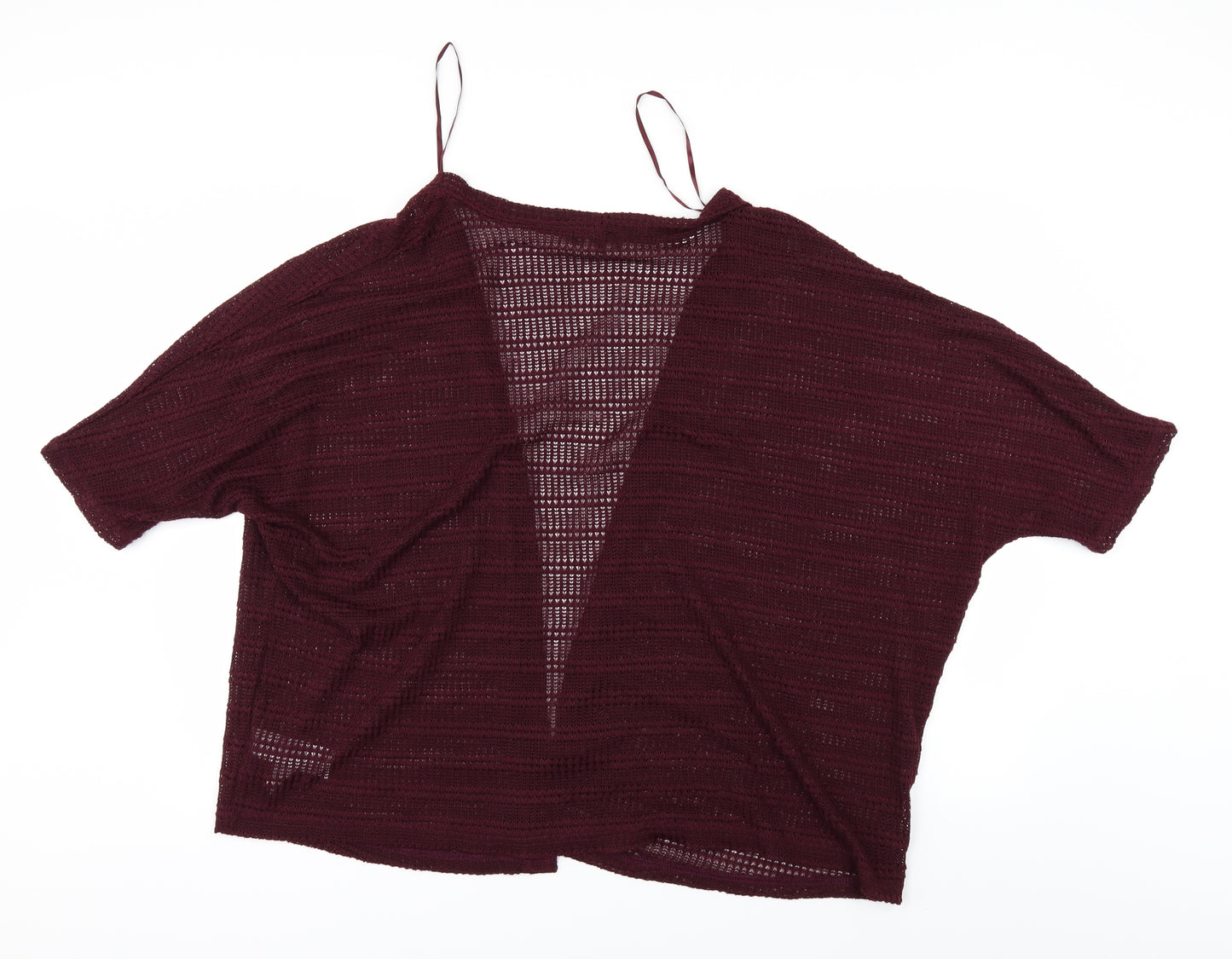 New Look Womens Red   Cardigan Jumper Size 18