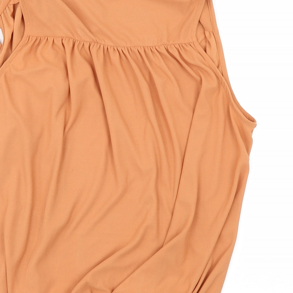 River Island Womens Orange   Basic Blouse Size 10