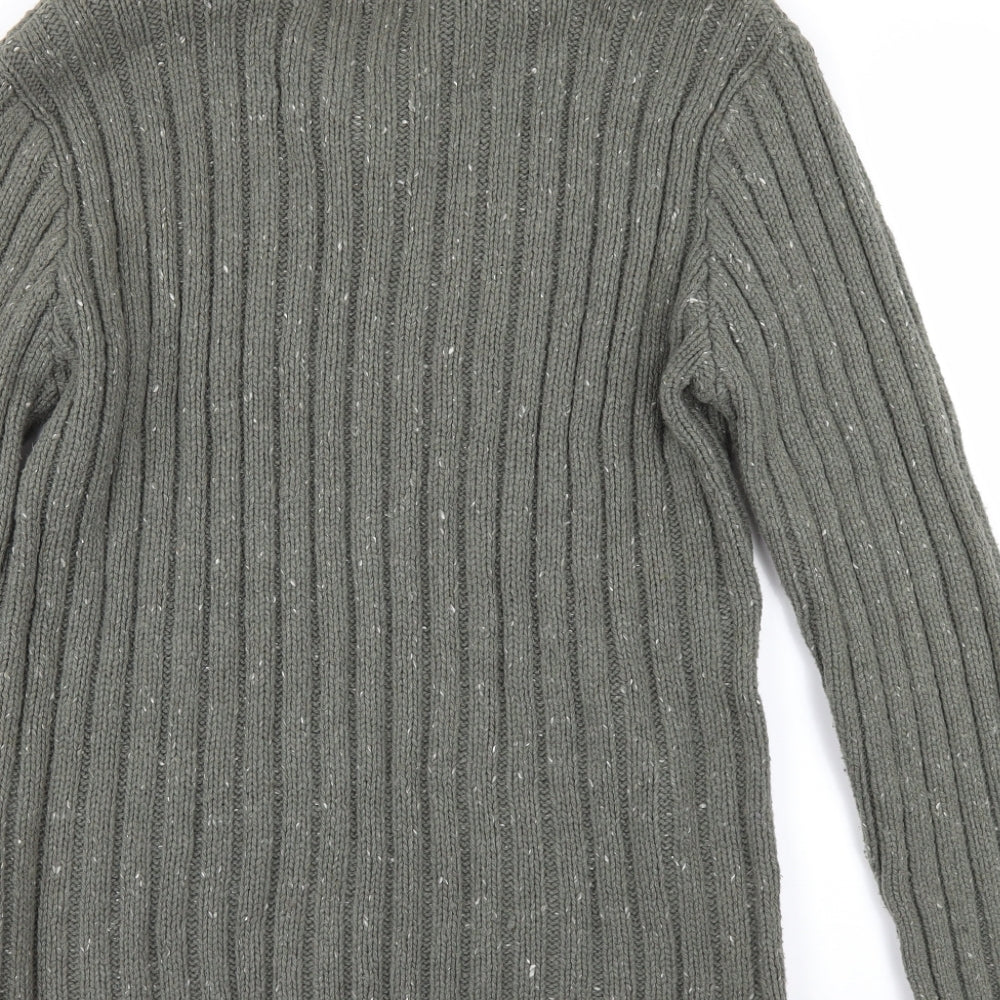 F&F Mens Green   Pullover Jumper Size XL