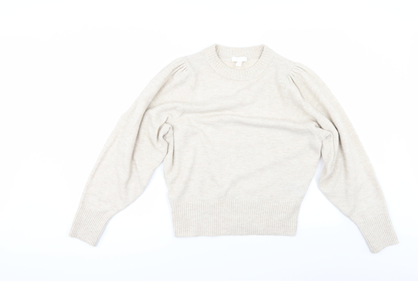 H&M Womens Beige   Pullover Jumper Size M