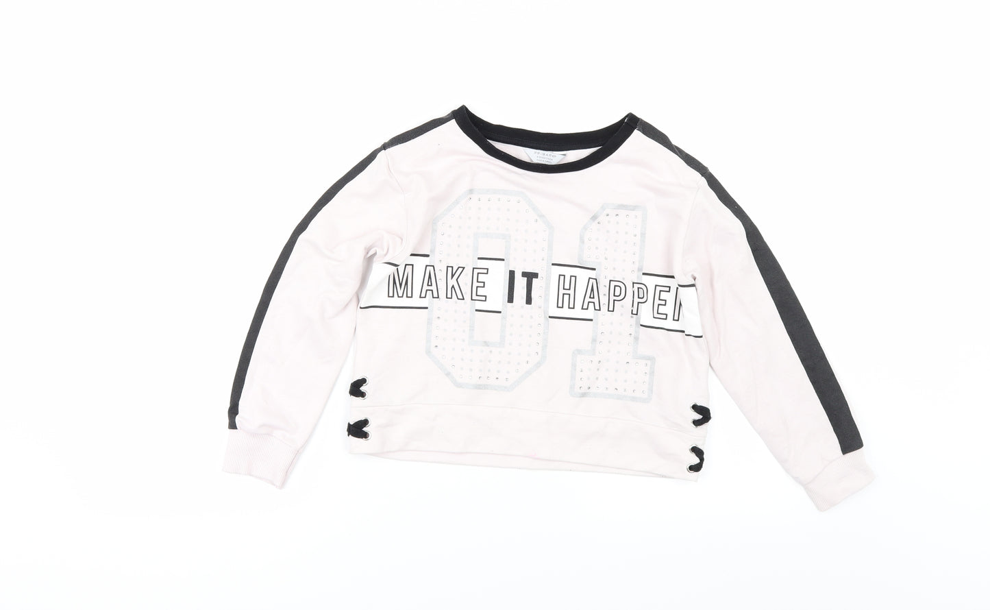 Primark Girls Pink   Basic T-Shirt Size 8-9 Years