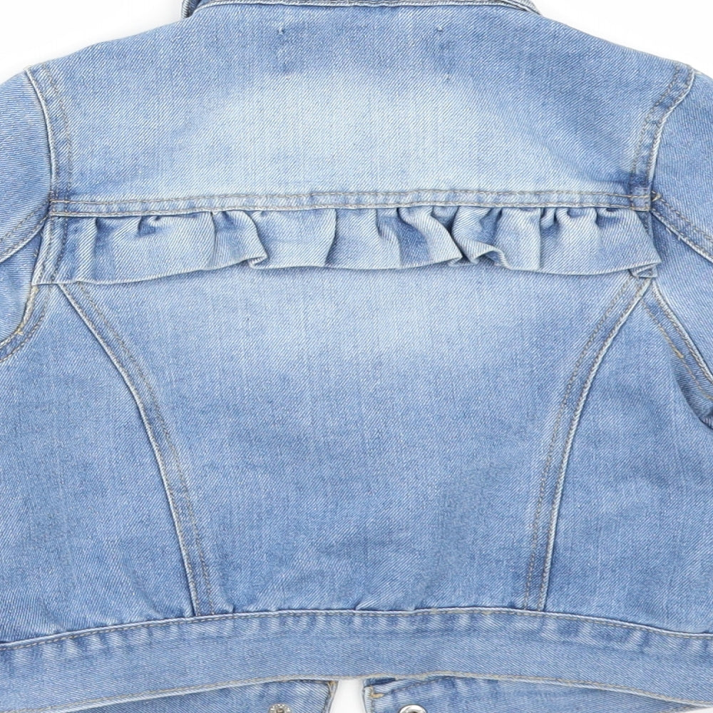 Denim & Co. Girls Blue  Denim Jacket  Size 7-8 Years