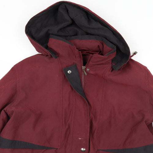 BHS Womens Red   Anorak Coat Size 16