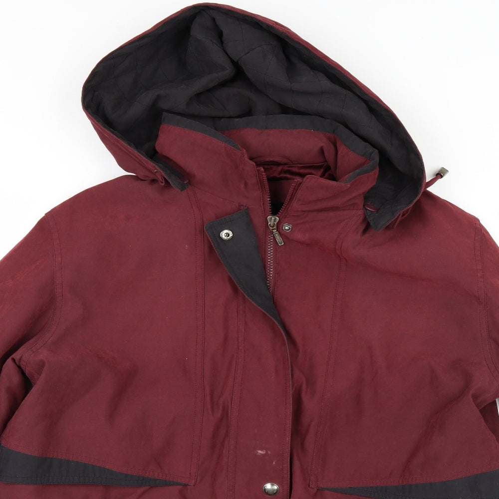 BHS Womens Red   Anorak Coat Size 16