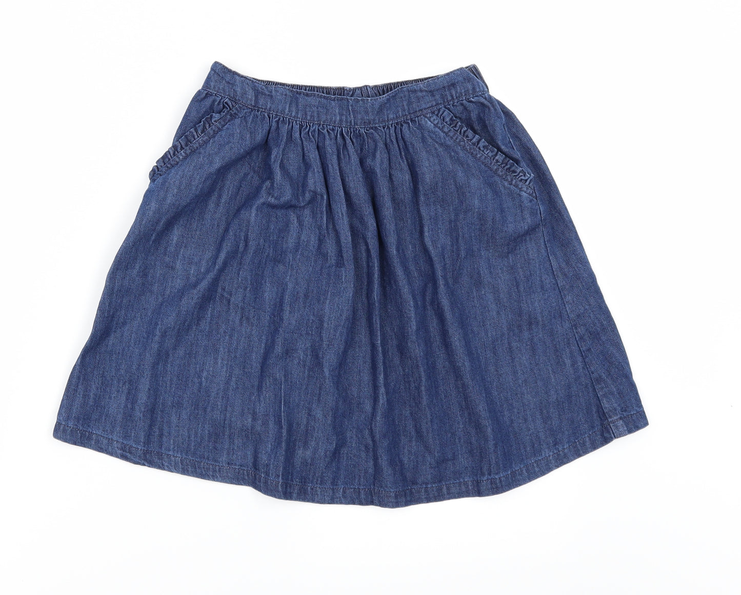 NEXT Girls Blue  Denim Mini Skirt Size 8-9 Years