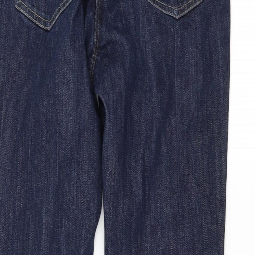 Wallis Womens Blue  Denim Flared Jeans Size 12 L29 in
