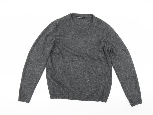 Front view of Cedarwood State men’s grey jumper, size L
