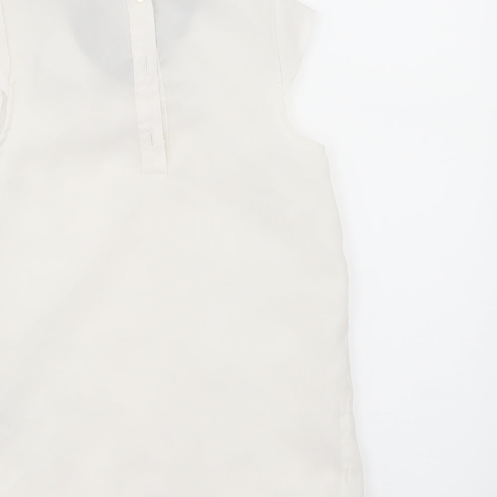 George Girls White   Basic Blouse Size 6-7 Years