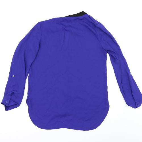 Primark Womens Purple   Basic Button-Up Size 8