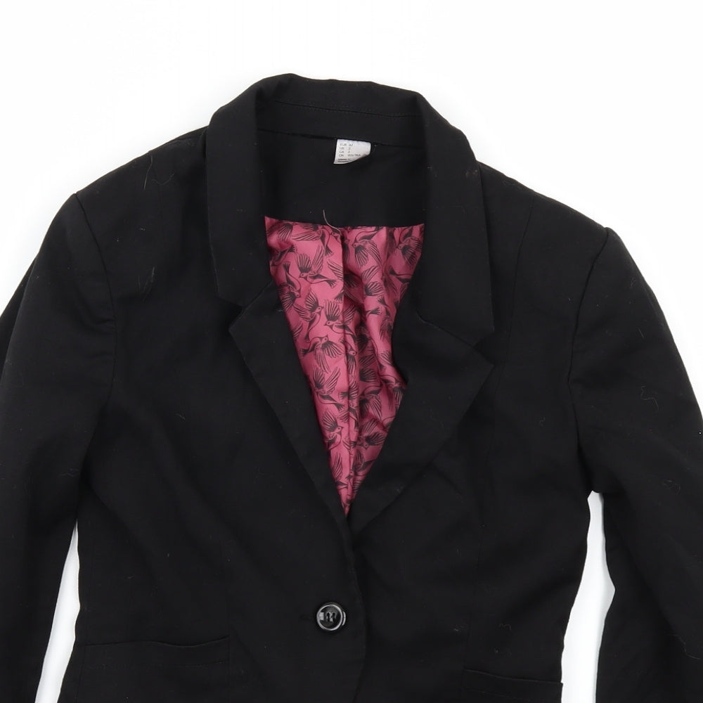 H&M Womens Black   Jacket  Size 4