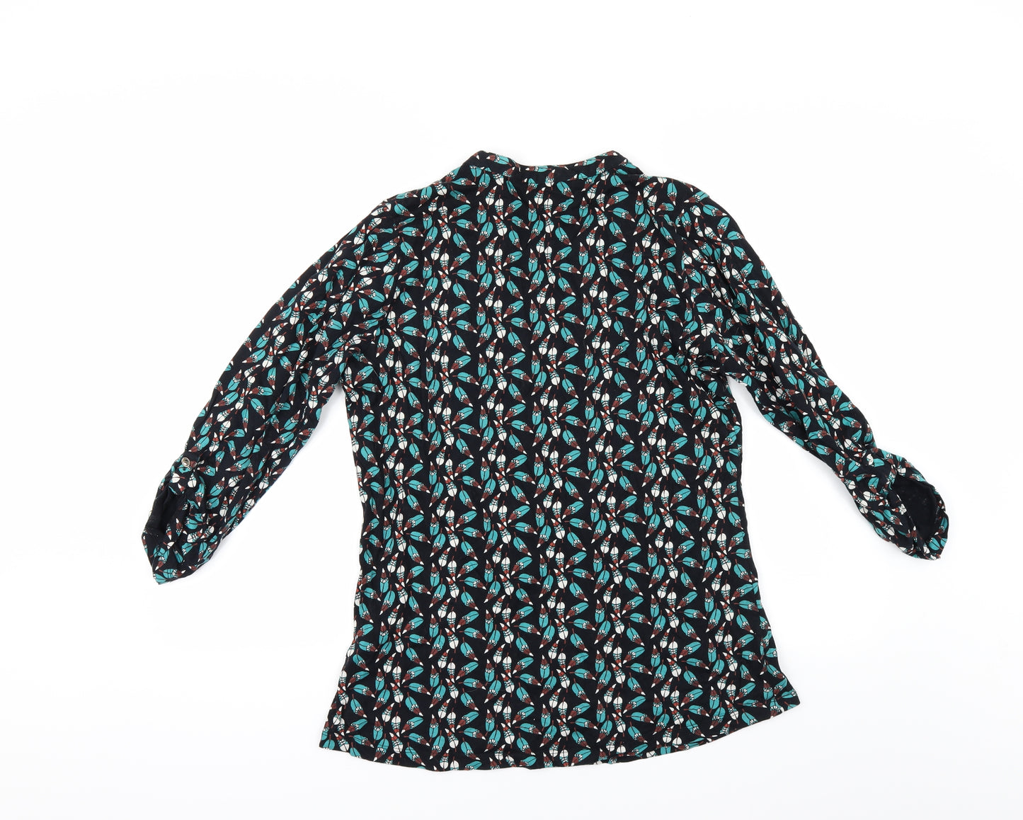 Original Womens Beige Floral  Basic T-Shirt Size 14