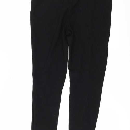 Papaya Womens Black   Cropped Leggings Size 14 L24 in