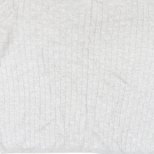 H&M Womens Grey   Pullover Jumper Size M