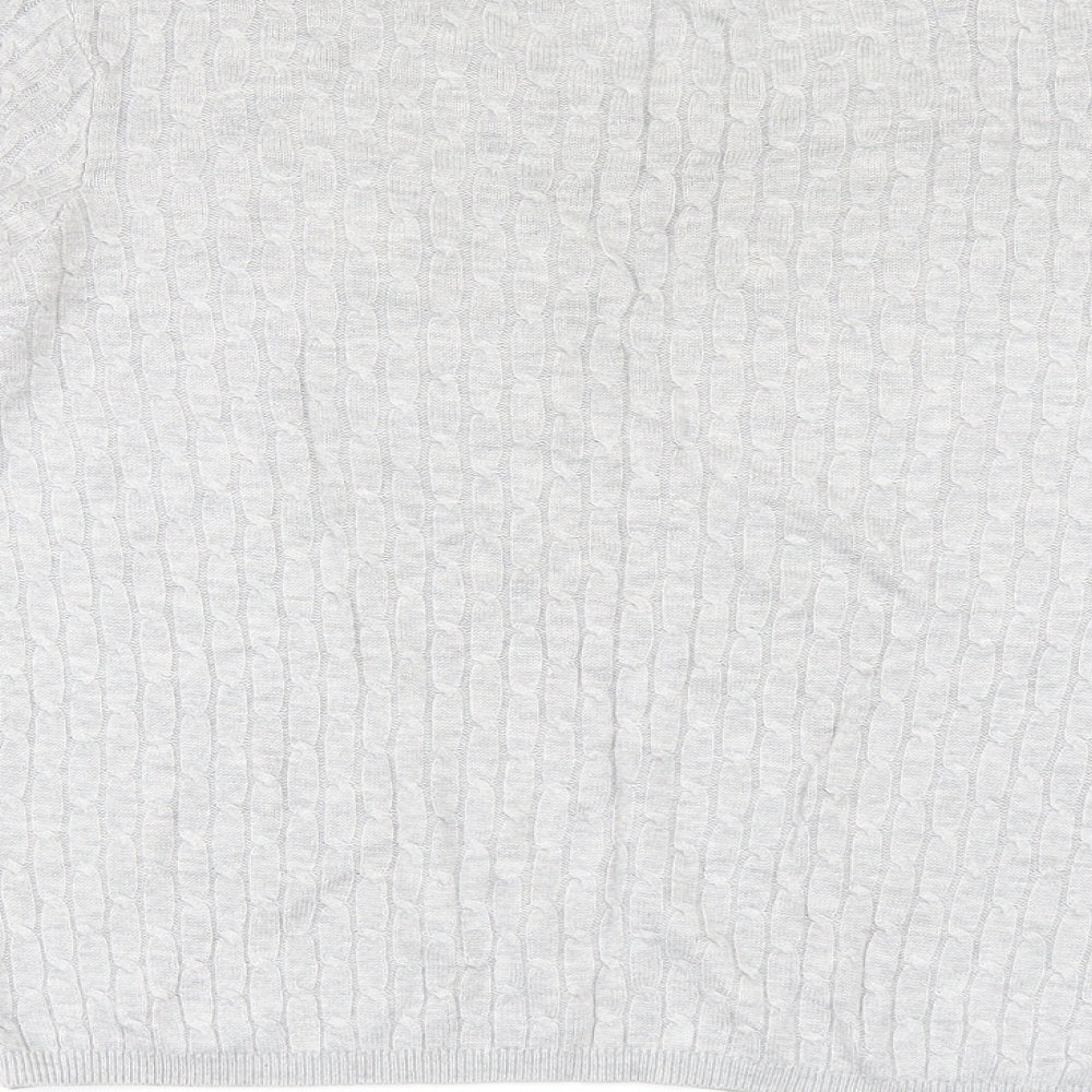 H&M Womens Grey   Pullover Jumper Size M