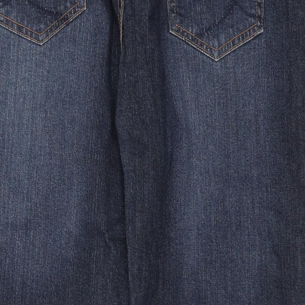 Cherokee Womens Black  Denim Cropped Jeans Size 14 L23 in