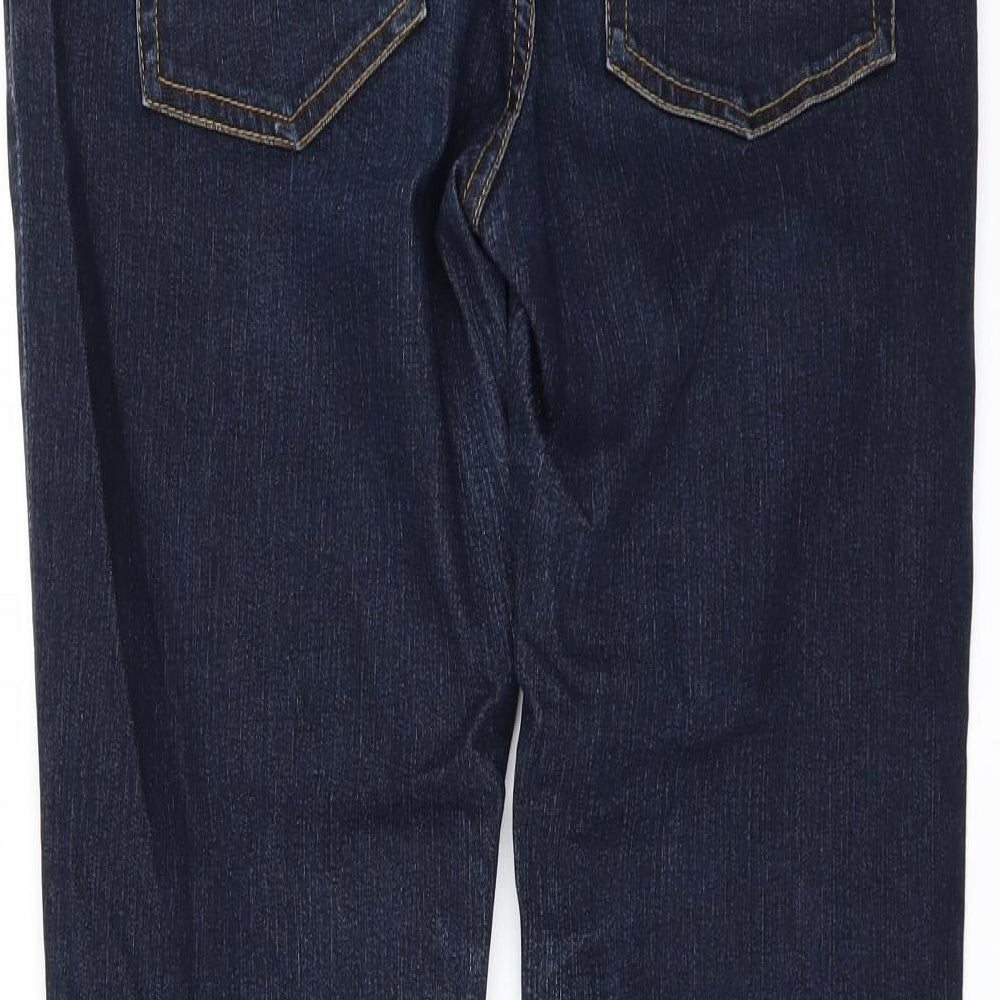 Cherokee Womens Black  Denim Flared Jeans Size 14 L28 in