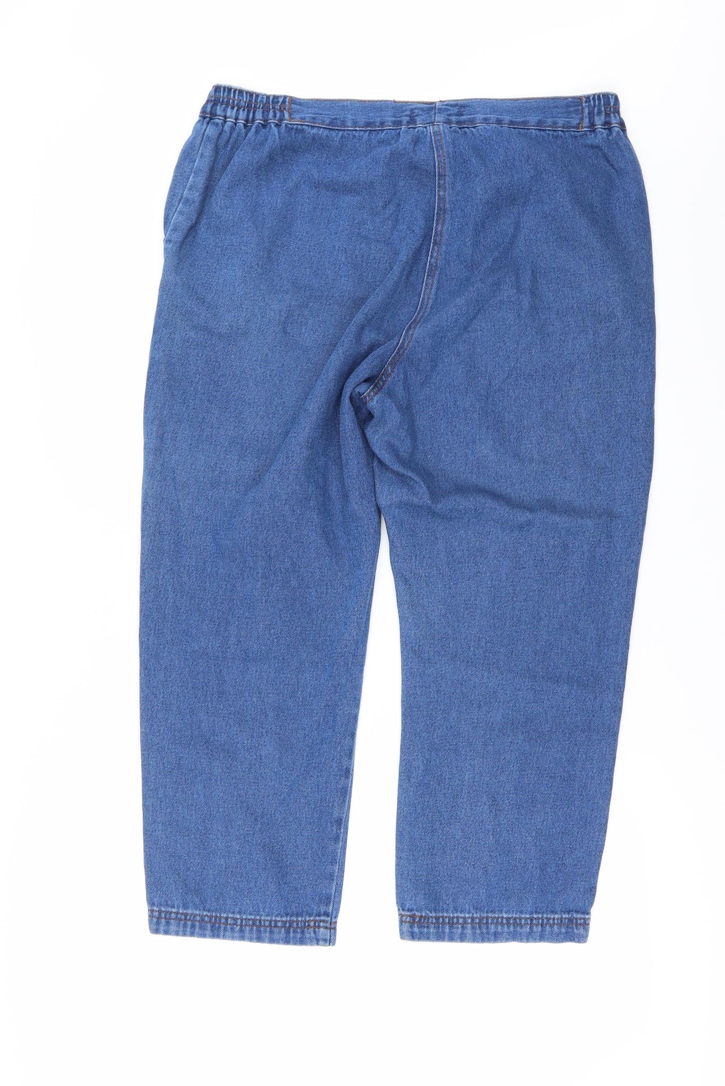 MARISOTA Womens Beige  Denim Straight Jeans Size 16 L24 in