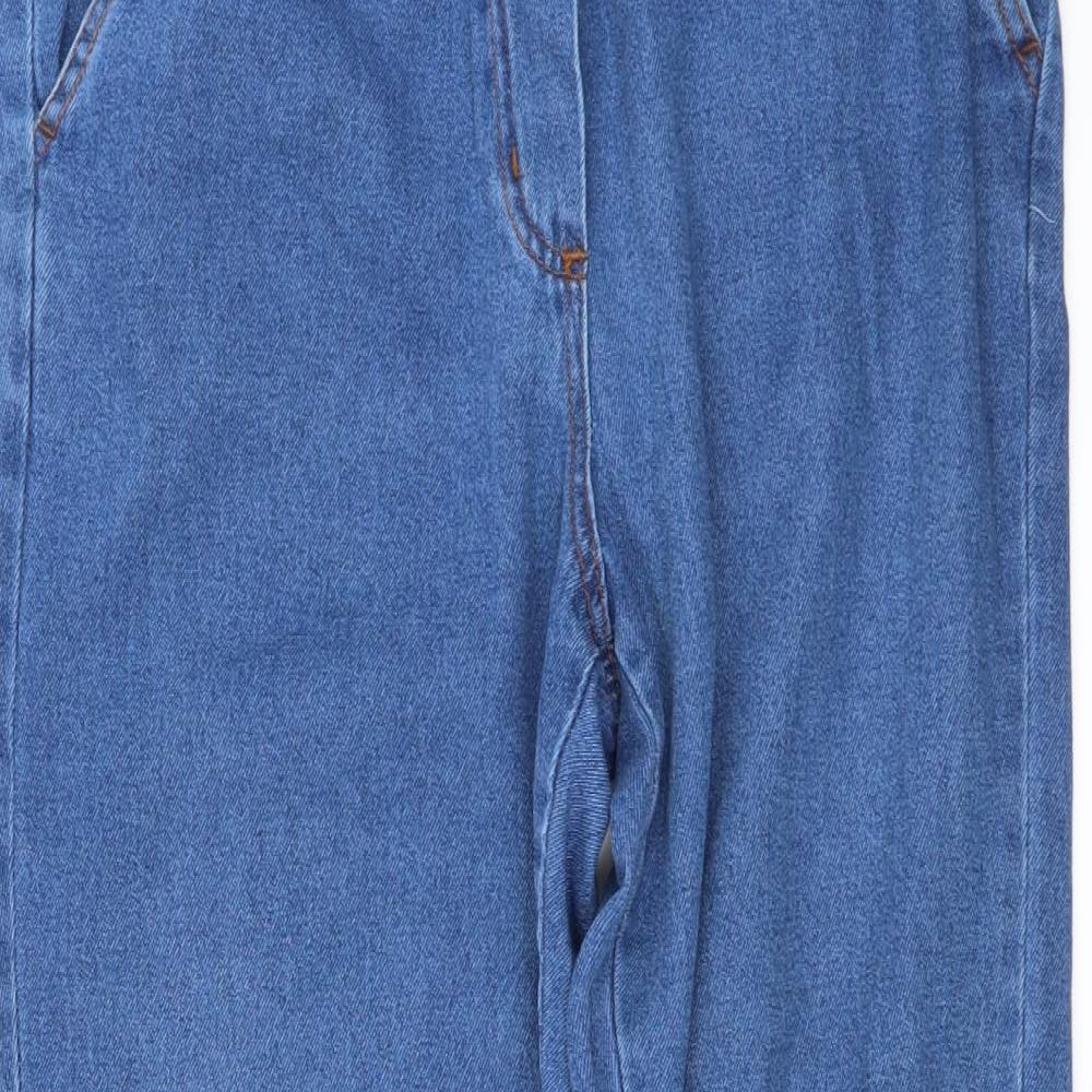 MARISOTA Womens Beige  Denim Straight Jeans Size 16 L24 in