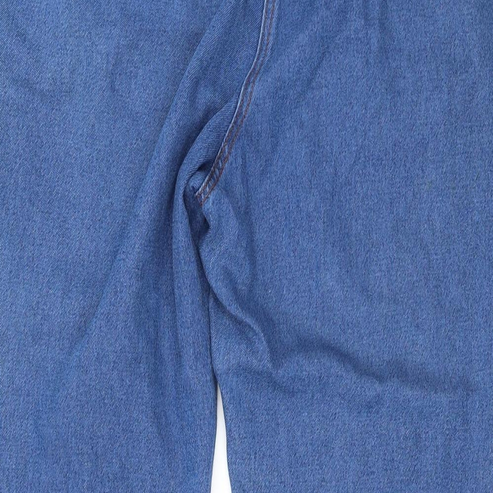 MARISOTA Womens Beige  Denim Straight Jeans Size 16 L24 in