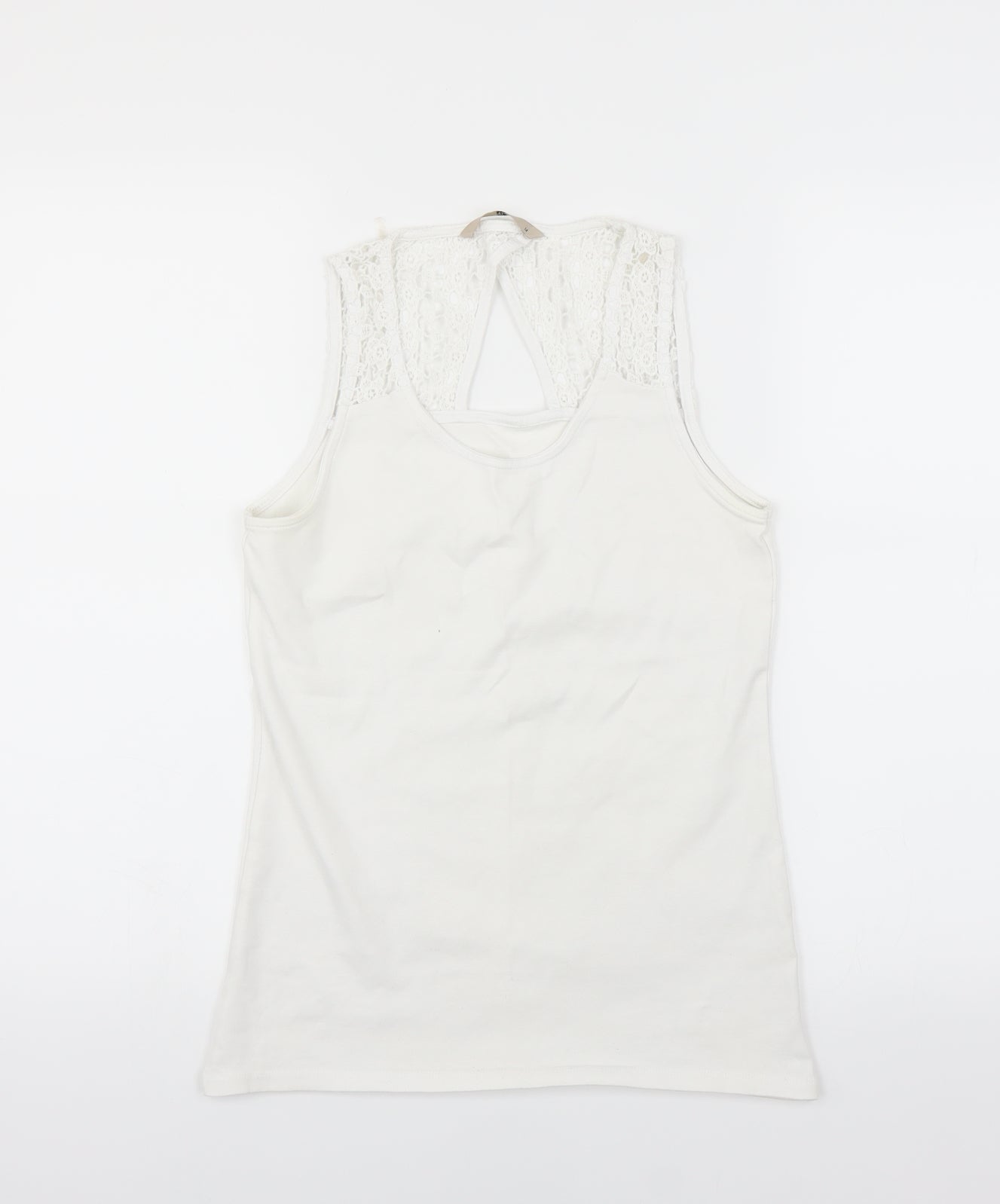 Sainsburys Womens White   Basic T-Shirt Size 14