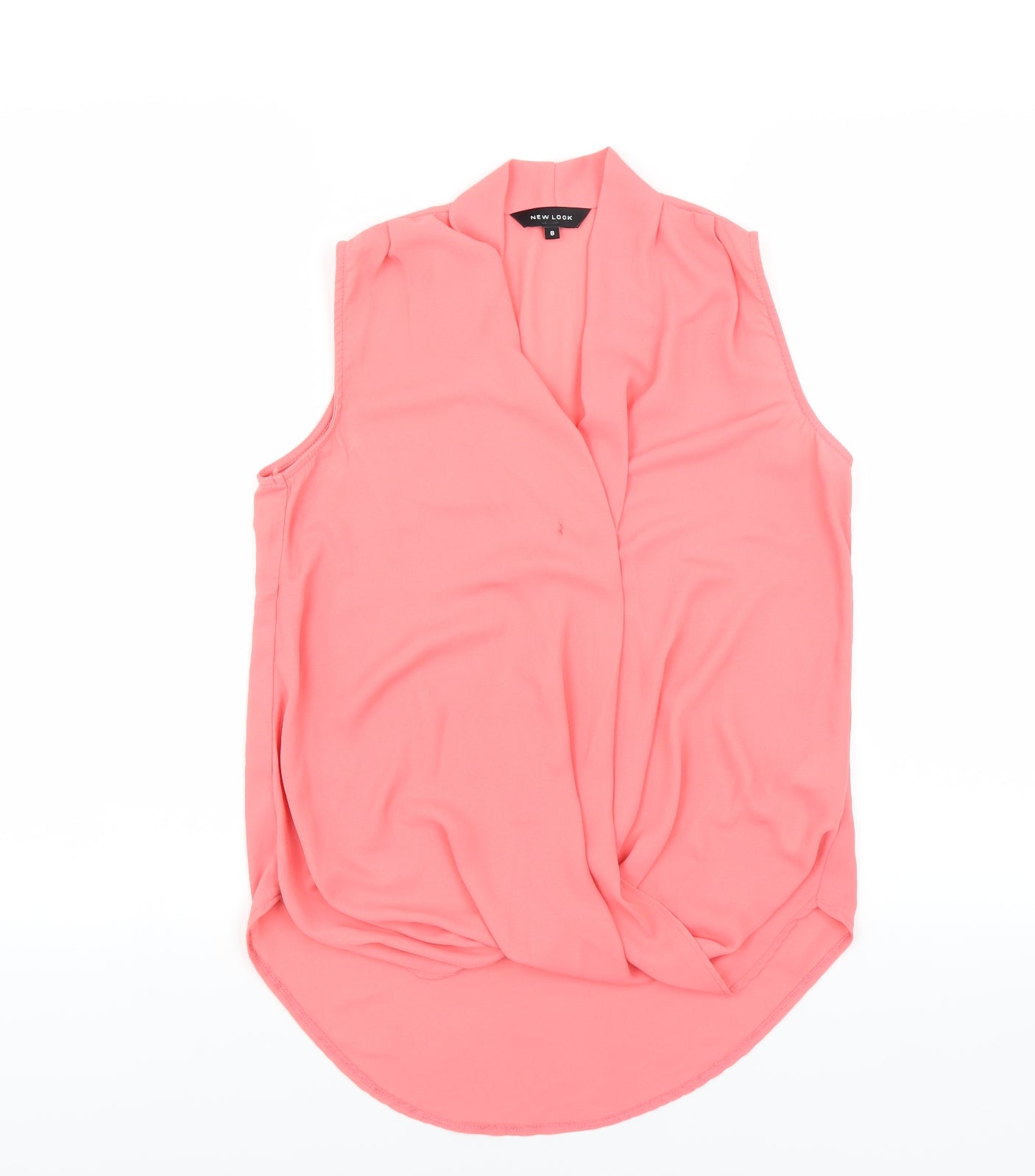 New Look Womens Pink   Basic Blouse Size 8