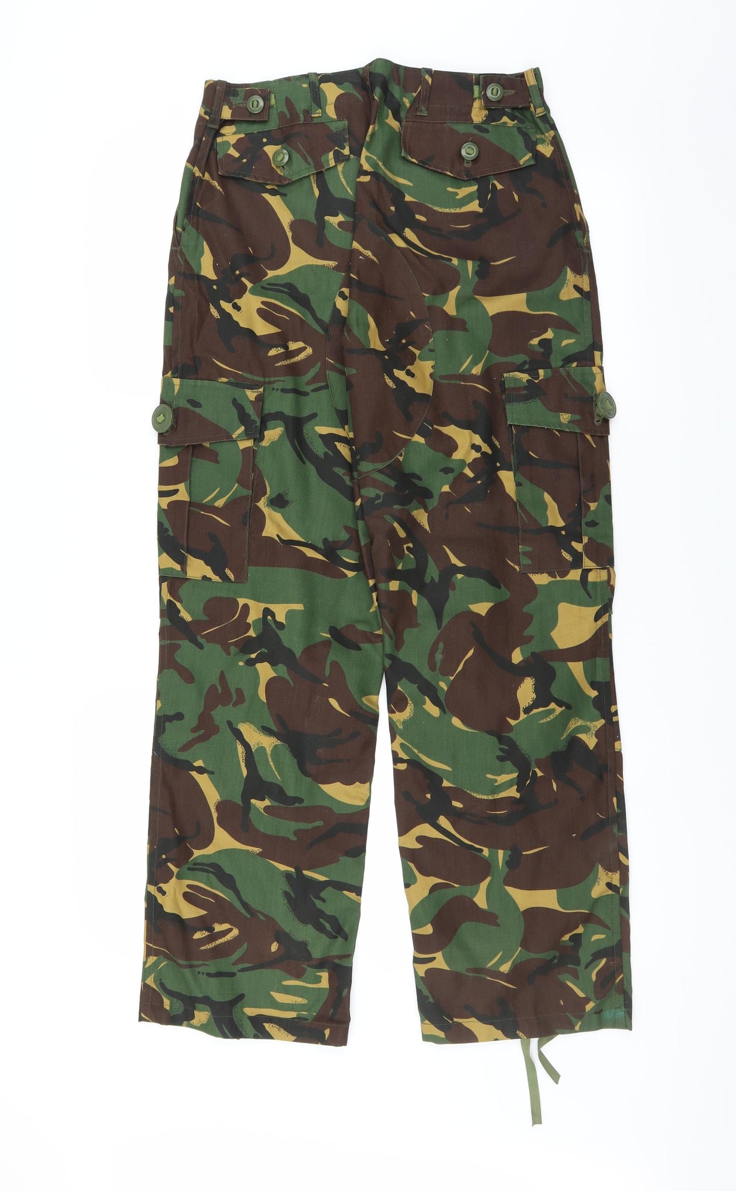 Highlander Boys Green Camouflage  Cargo Trousers Size 13-14 Years - COMBAT