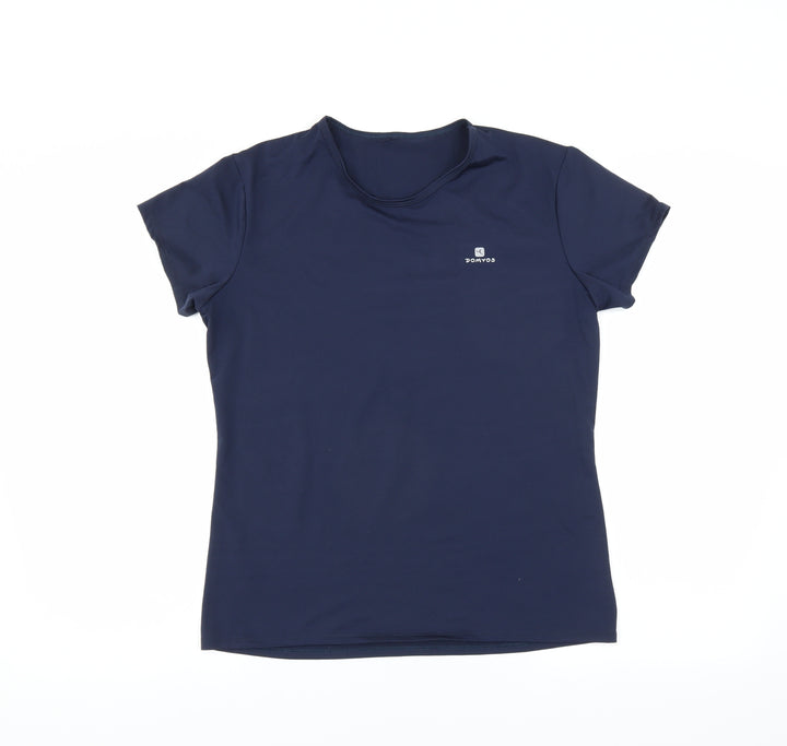 DOMYOS Womens Blue   Basic T-Shirt