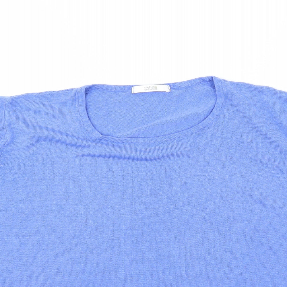 Marks and Spencer Womens Purple   Pullover Jumper Size 20