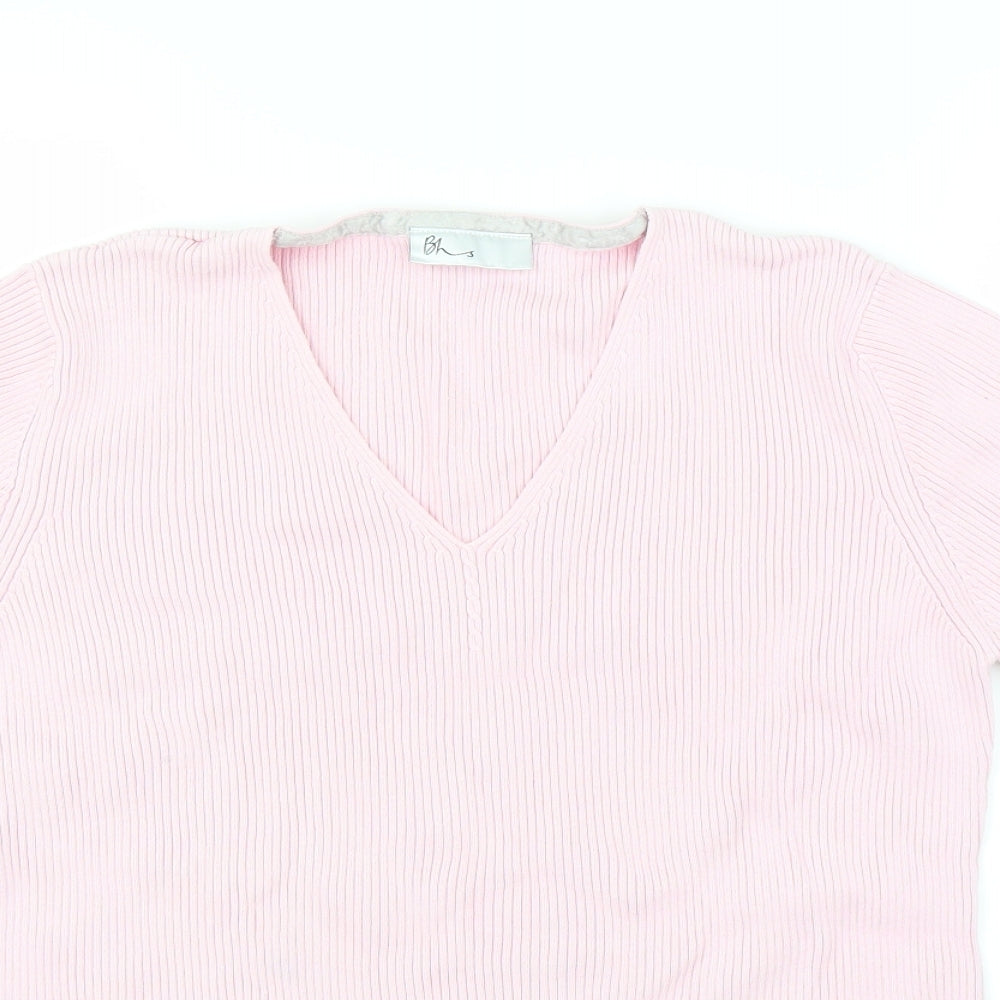 BHS Womens Pink   Pullover Jumper Size 18