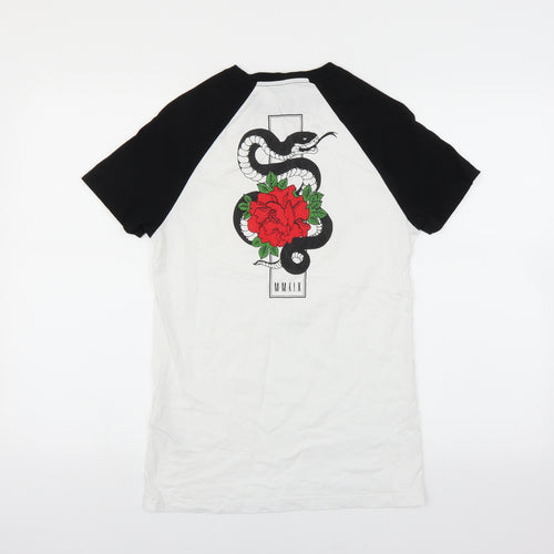 ASOS Womens White   Basic T-Shirt Size 2XS