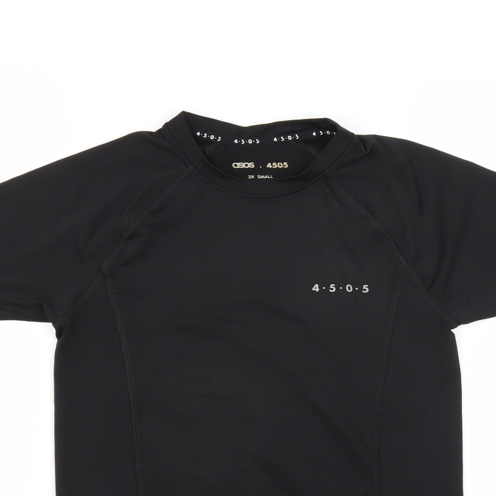 ASOS Womens Black   Basic T-Shirt Size 2XS