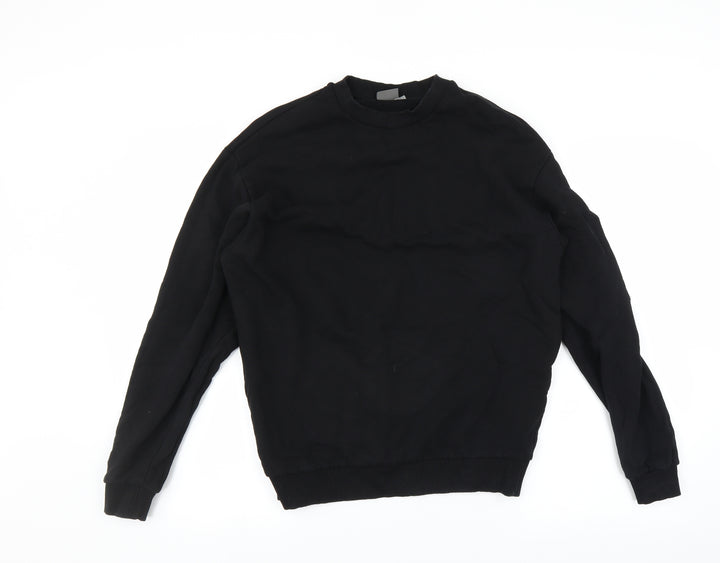 ASOS Mens Black   Pullover Sweatshirt Size XS  - 2XS