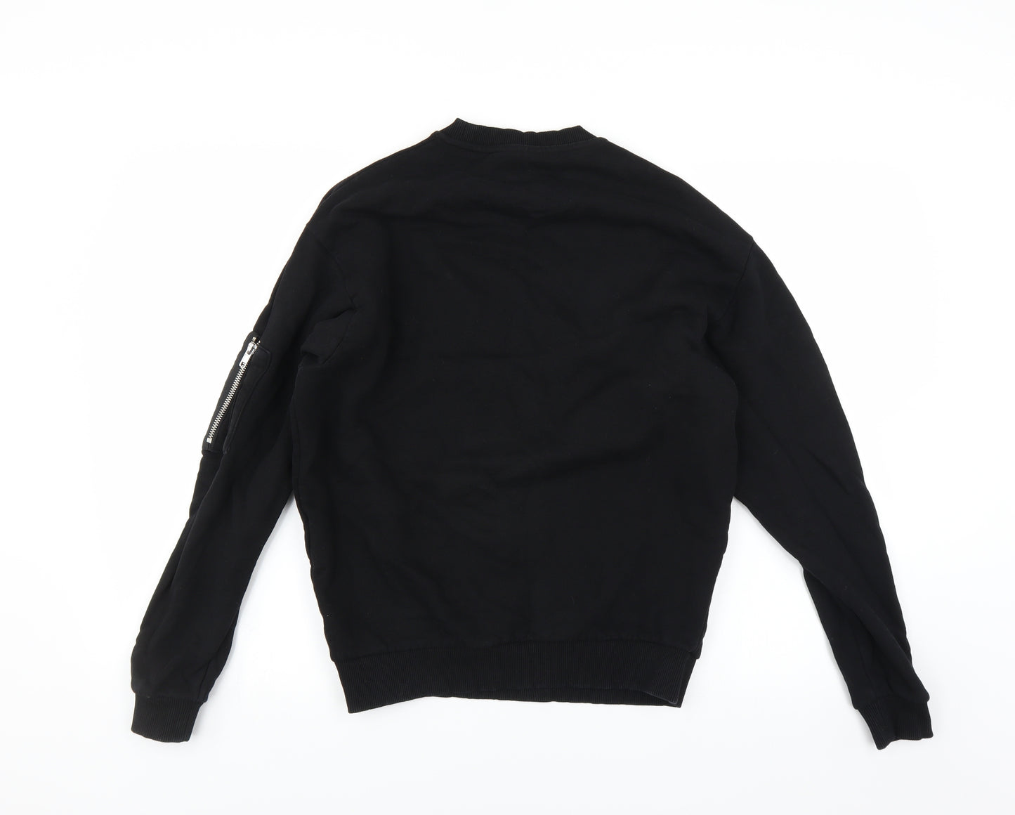 ASOS Mens Black   Pullover Sweatshirt Size XS  - 2XS