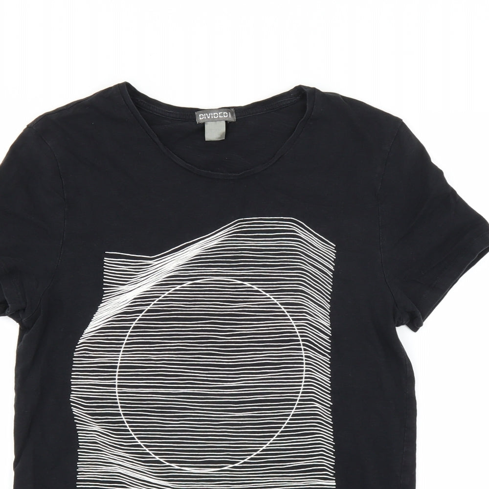 Divided by H&M Womens Black   Basic T-Shirt Size XS