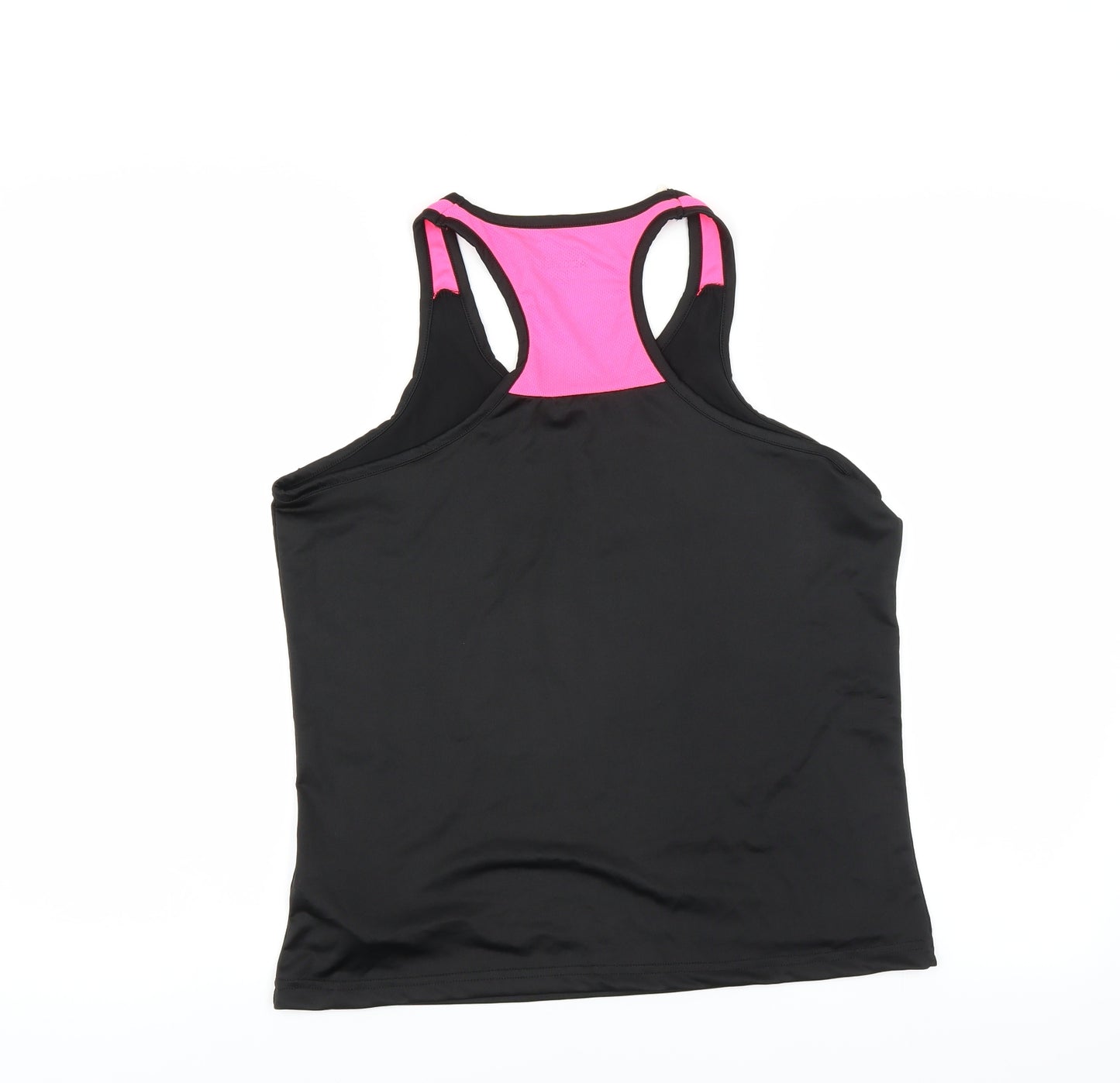 Miss Fiori Womens Black   Basic Tank Size 12  - RACER BACK