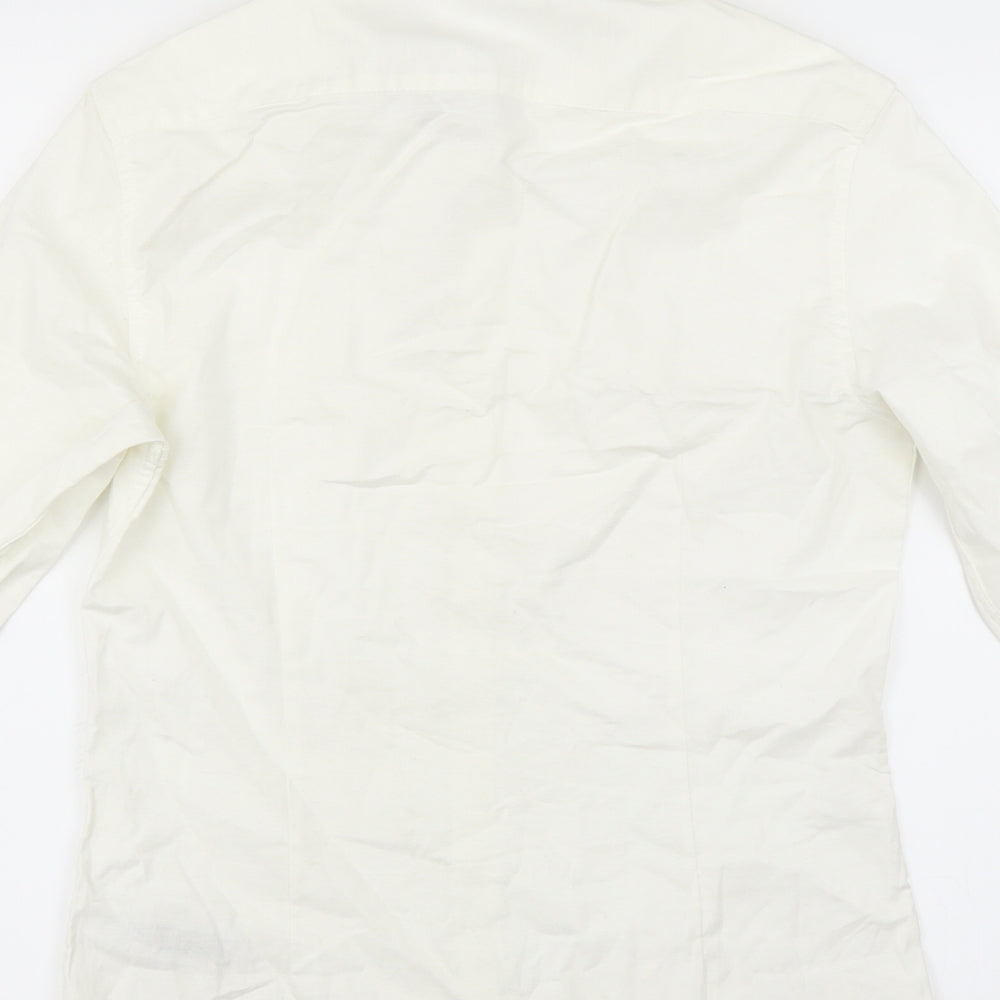 ASOS Mens Ivory    Button-Up Size XS  - 2XS