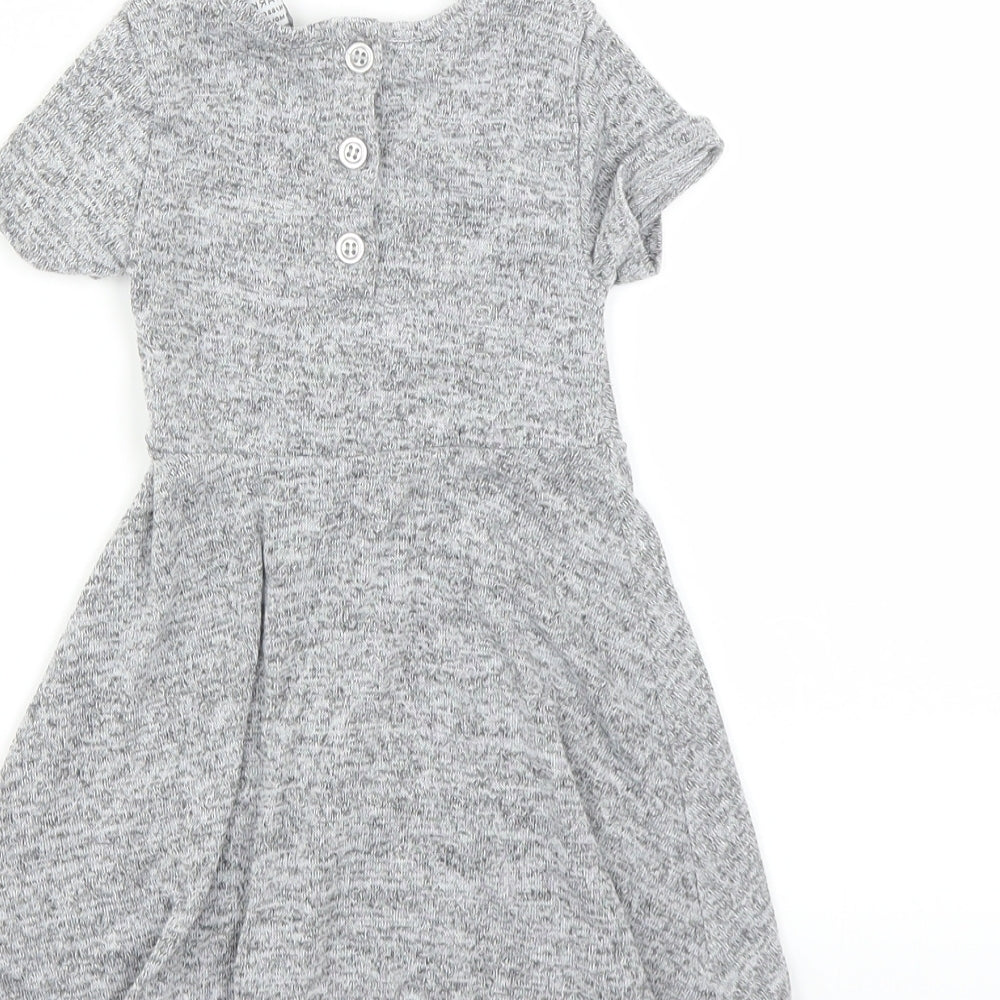 Primark Girls Grey   Fit & Flare  Size 9-12 Months