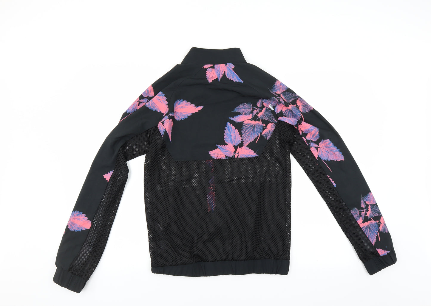 ASOS Womens Black   Bomber Jacket Jacket Size 2XS  - Mesh panel