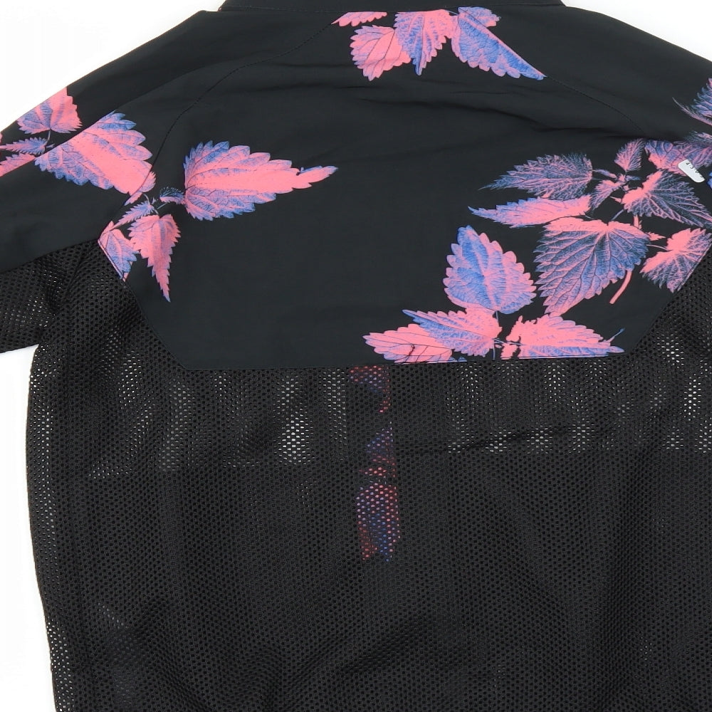 ASOS Womens Black   Bomber Jacket Jacket Size 2XS  - Mesh panel