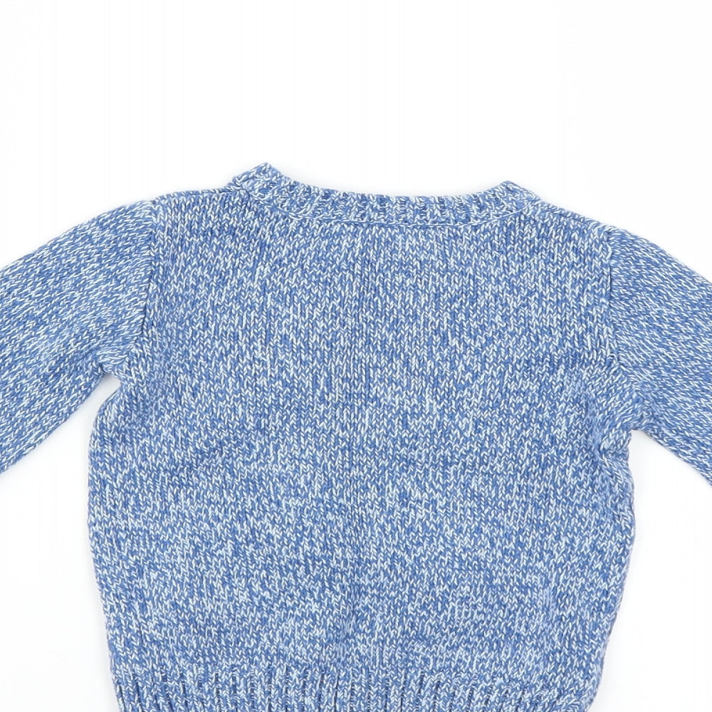 Nutmeg Boys Blue   Pullover Jumper Size 12-18 Months  - DINOSAUR