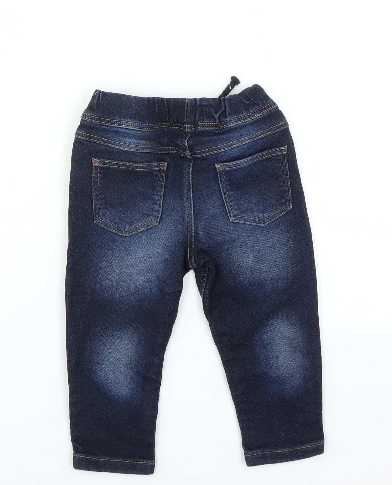 Preworn Boys Blue   Jogger Jeans Size 12-18 Months