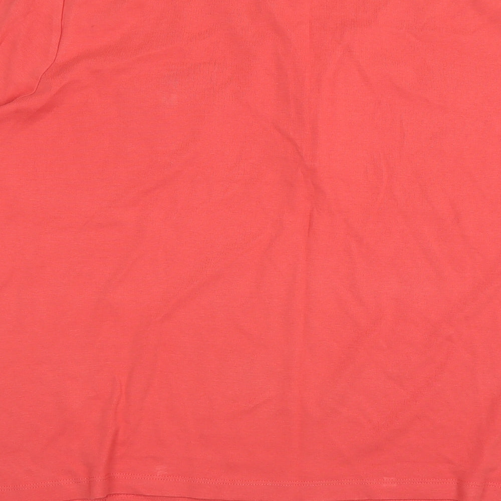 BM Womens Pink   Basic T-Shirt Size XL  - coral coloured