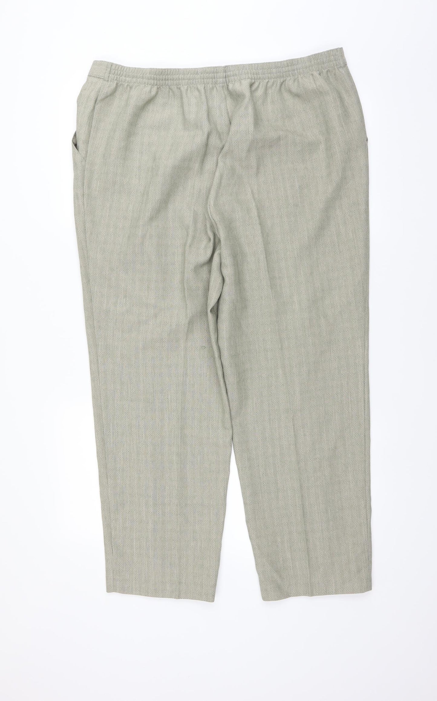 Marks and Spencer Womens Green   Trousers  Size 18 L26 in