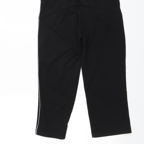 Olympus Womens Black   Cropped Leggings Size 10 L20 in