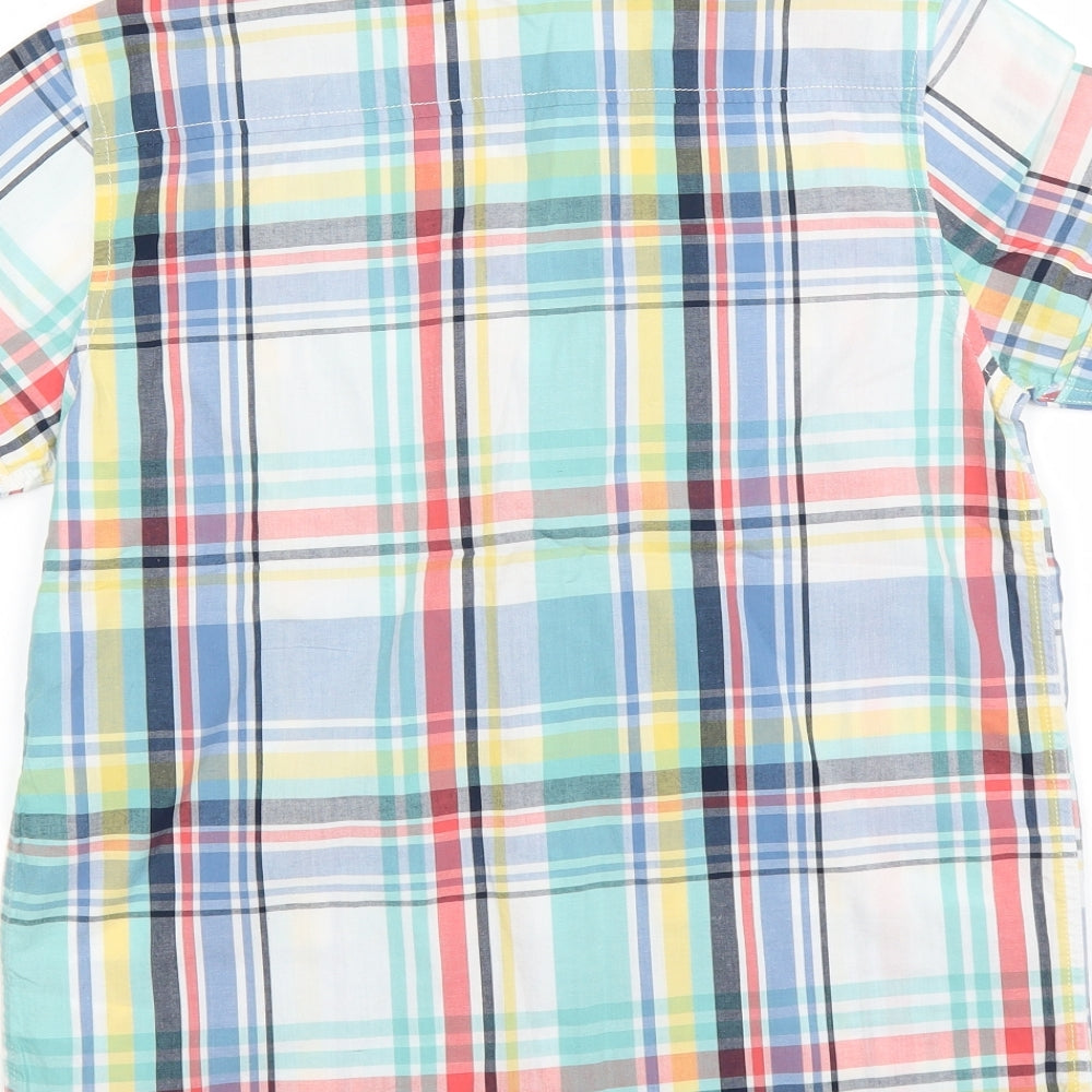 George Boys Multicoloured Plaid  Basic Button-Up Size 13-14 Years