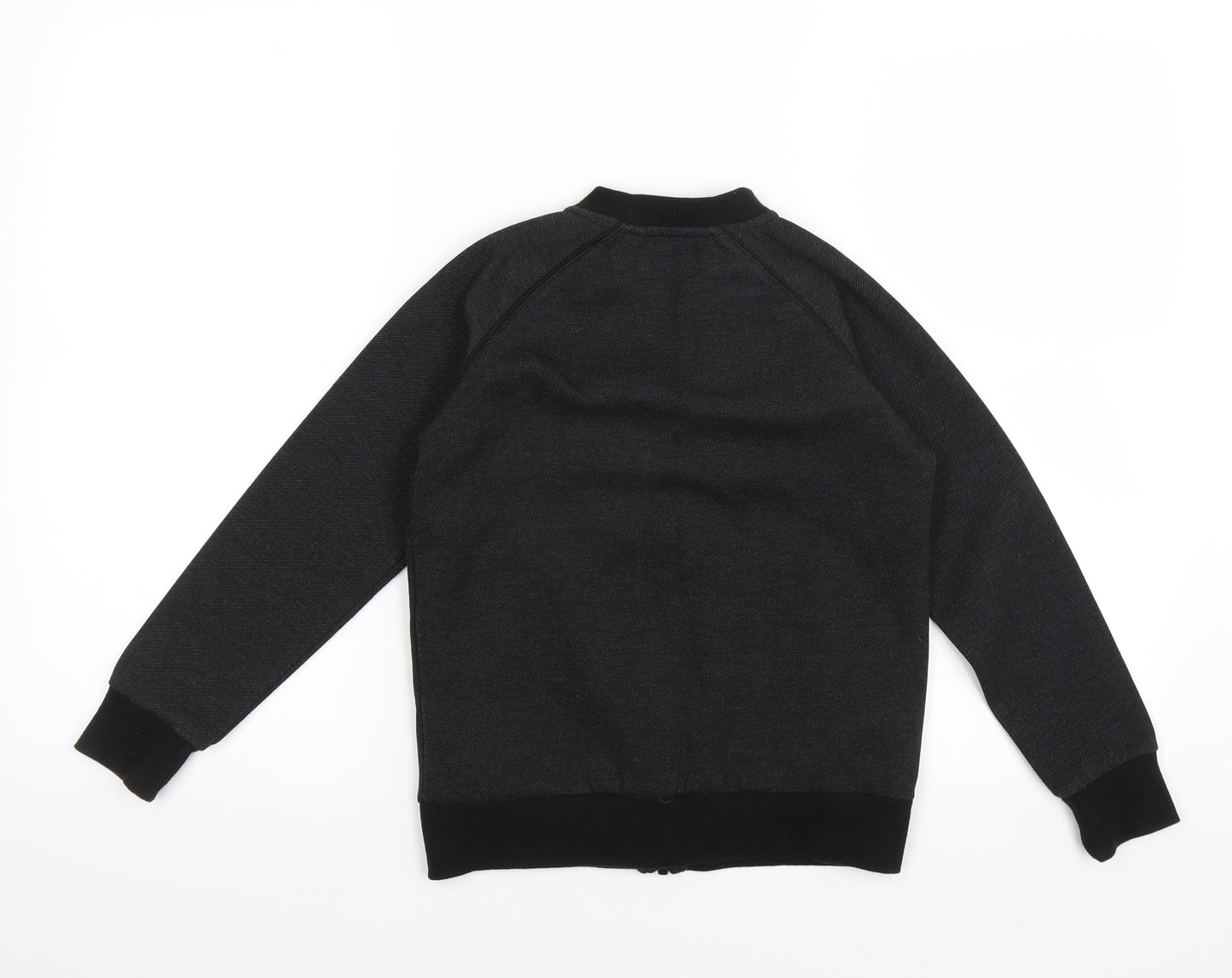 NEXT Boys Black   Full Zip Jumper Size 8 Years