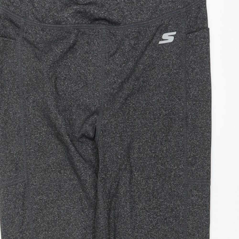 Skechers Womens Grey   Compression Leggings  L25 in