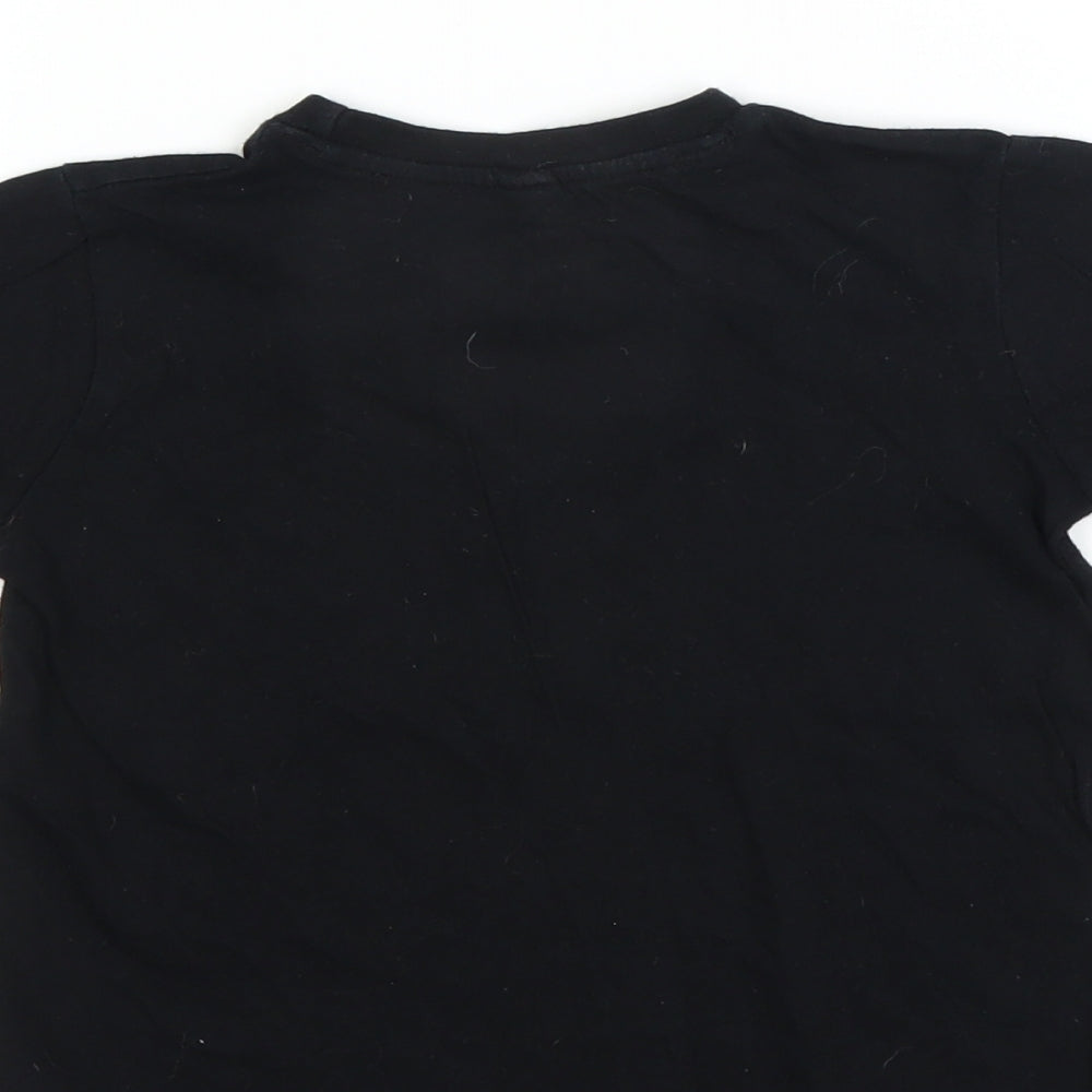 Star Wars Boys Black   Basic T-Shirt Size 4-5 Years  - STAR WARS