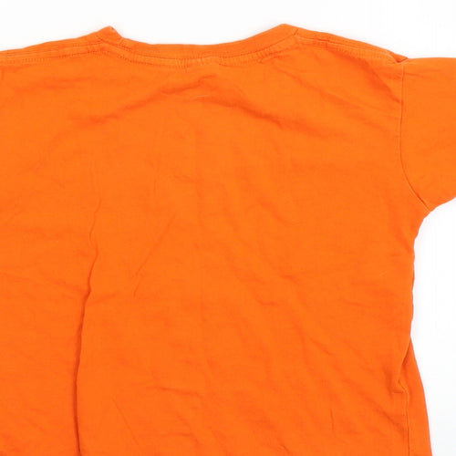AST Boys Orange   Basic T-Shirt Size 6-7 Years  - Dubai