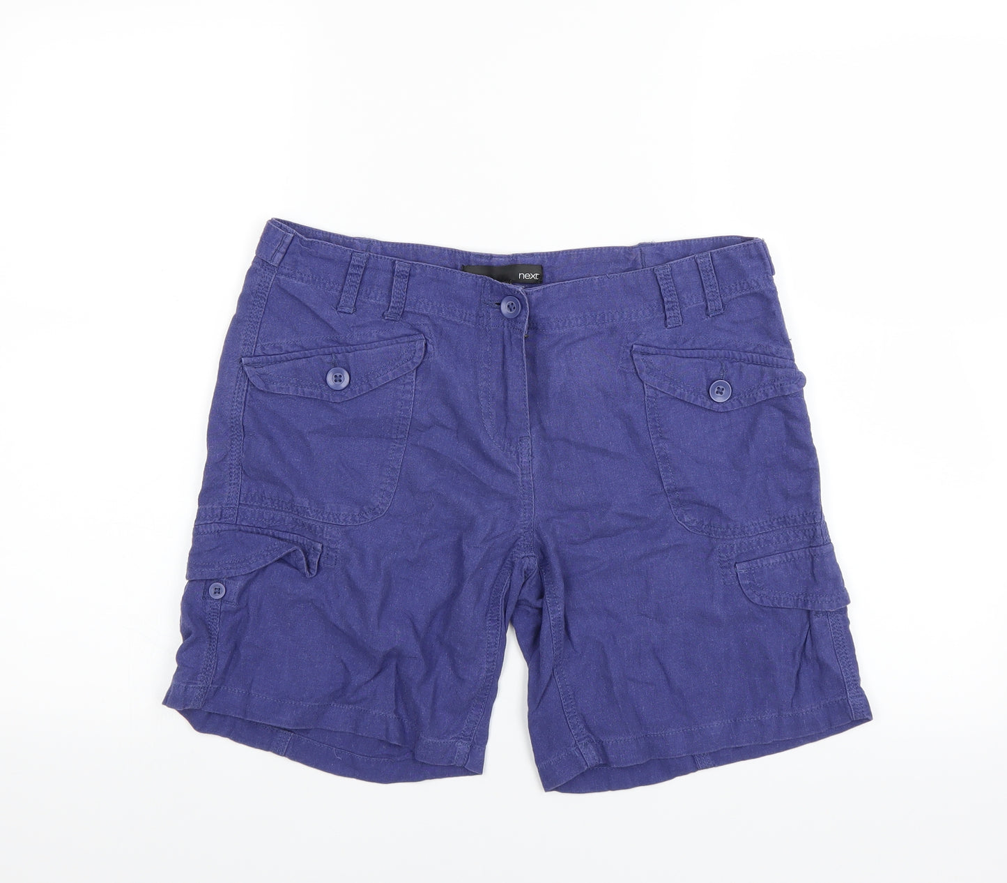NEXT Womens Purple   Cargo Shorts Size 10